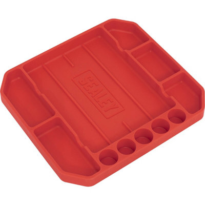Non-Slip Flexible Tool Tray for Garage and Workshop - 275mm x 225mm x 30mm