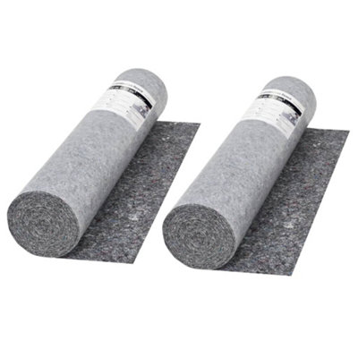 Non-slip Painter Fleece 2 pcs 50 m 280 g m Grey