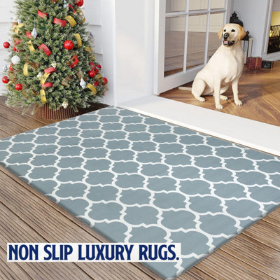 Non-Slip Printed Door Mat Indoor Outdoor Washable Rug  Welcome Doormats