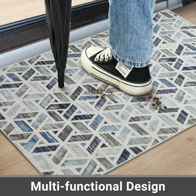 Non Slip Printed Rug Indoor/Outdoor Floor Mat Zara Pattern 40X60 cm ...