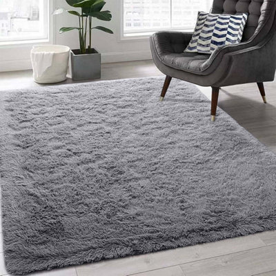Non Slip Rugs Shaggy Soft Fluffy Area Rug Livingroom Bedroom Carpets