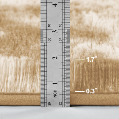Non Slip Shaggy Round Rugs Soft Fluffy Area Rug Living Room Bedroom Carpets