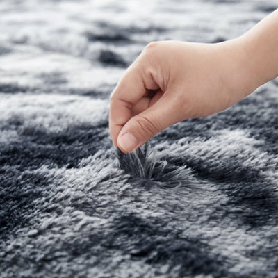 Non Slip Shaggy Rug Super Soft Small Thick Pile Non-Shedding Plush ...