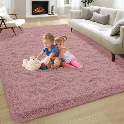 Non Slip Shaggy Soft Rugs Living Room Bedroom Carpets