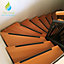 Non Slip Strips for Stairs - Black 64cm x 3 cm (16x pack)