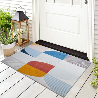 Non Slip Traditional Printed Rug Luxury Soft & Anti Allergic Bedroom ...