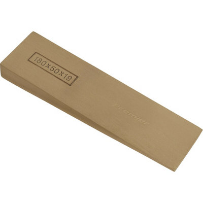 Non-Sparking Precision Lifting Wedge - Beryllium Copper - 180mm x 50mm x 19mm