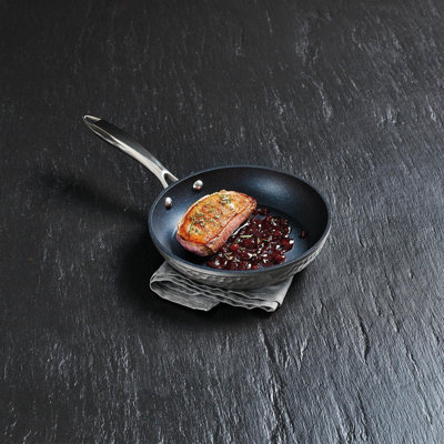 Non-Stick 20cm Frying Pan JML Hammer Coated For Gas Electric Induction ...