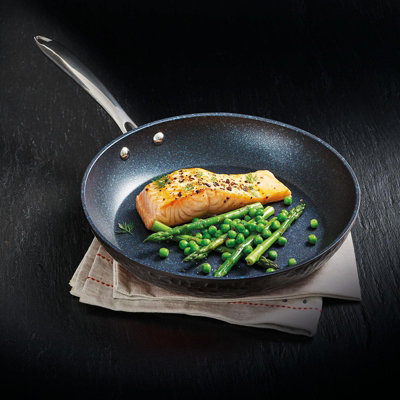 Non-Stick Frying Pan JML Hammer Coated For Gas Electric Induction, 28cm ...