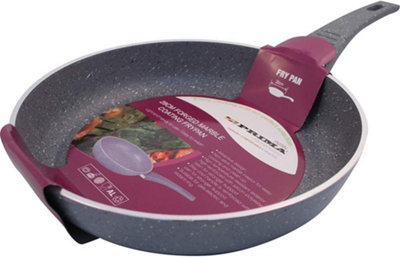 Non Stick Frying Pan Kitchen Handle Cooking Stir Cook Marble Coated 28Cm