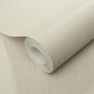 Nonwoven wallpaper Beige - 10,05 x 0,53 m
