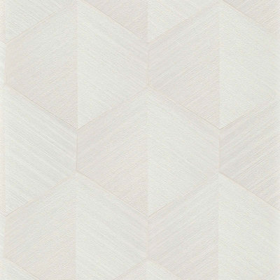 Nonwoven wallpaper Creme - 10,05 x 0,53 m