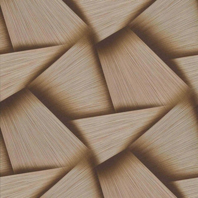 Nonwoven wallpaper gold - 10,05 x 0,53 m