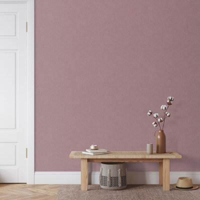 Nonwoven wallpaper purple - 10,05 x 0,53 m