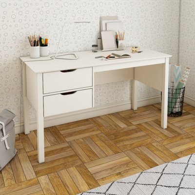 Noomi Aponi Desk With Drawers - White