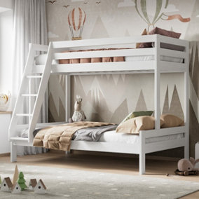 Noomi Nora Triple Wooden Bunk Bed - White