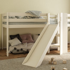 Noomi Sofie Wooden Slide Bed - White