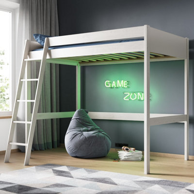 Noomi Tera Small Double Highsleeper Frame Only White