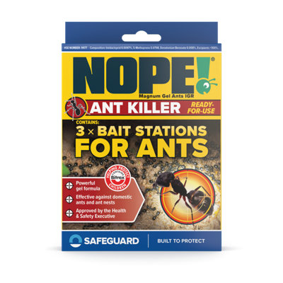 NOPE Ant Killer Bait Stations 1 Box x 3 Pack