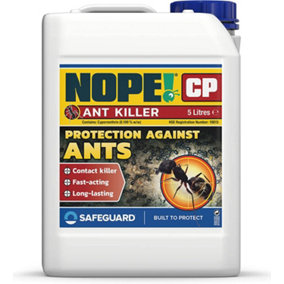 NOPE CP Ant Killer (5 L) Effective Ant Control - Fast-Acting and Long-Lasting for Indoor & Outdoor use. HSE Approved