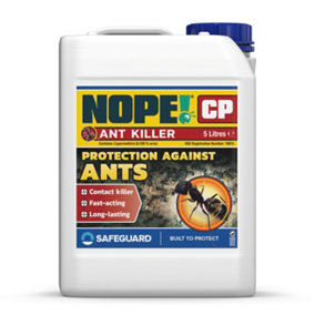 NOPE CP Ant Killer (5L) Effective Ant Control - Fast-Acting and Long-Lasting for Indoor & Outdoor use. HSE Approved