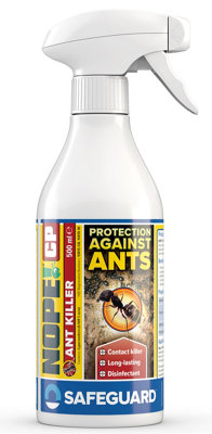 NOPE CP Ant Killer Spray (500ml) Effective Ant Control - Fast-Acting and Long-Lasting for Indoor & Outdoor use. HSE Approved