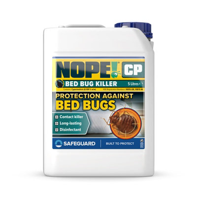 NOPE CP Bed Bug Killer Spray (5l) Fastacting, Odourless, Repellent and Disinfectant for