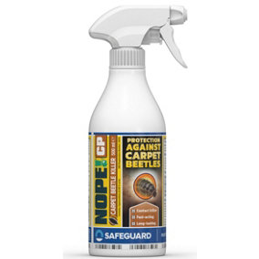 NOPE CP Carpet Beetle Spray Killer - Fast Acting, Odourless Carpet Beetle Treatment for Home use. HSE Registered - 500ml