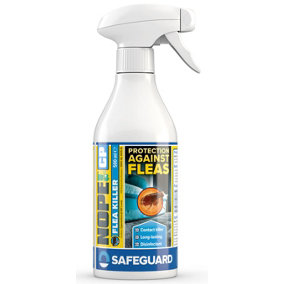 NOPE CP Flea Spray (500ml) for The Home - Fast-Acting, Odourless & Non-Staining. Indoor & Outdoor Flea Killer