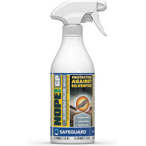 NOPE CP Silverfish Spray - 500ml - Spray Long-Lasting, Odourless, Fast Acting for Indoor and Outdoor use. HSE Approved