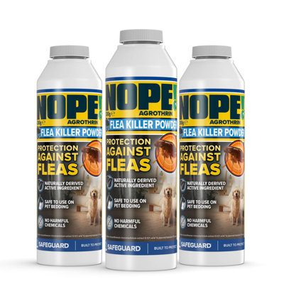 NOPE Flea Killer Powder for Pet Bedding and other Soft Furnishings ...