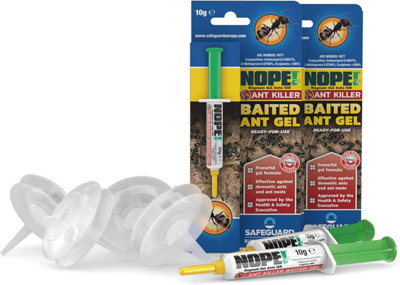 NOPE Refillable Bait Station x 4 Pack and Syringe x 2 Pack