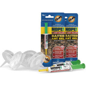 NOPE Refillable Bait Station x 4 Pack and Syringe x 2 Pack