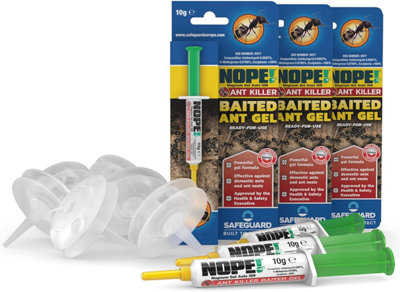 NOPE Refillable Bait Station x 6 Pack and Syringe x 3 Pack