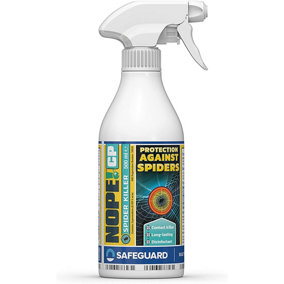 NOPE Spider Killer Spray Repellent - 500ml - Kills on Contact, Residual action. Odourless, Non-Staining. HSE Registered