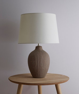 Tall cream on sale table lamp