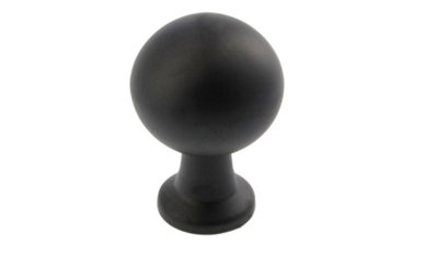 NORD - cabinet door knob - black