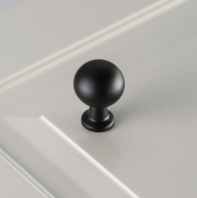 NORD - cabinet door knob - black
