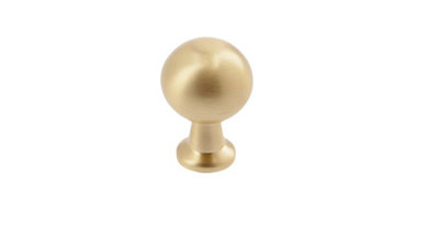 NORD - cabinet door knob - brushed gold