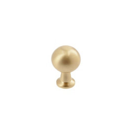 NORD - cabinet door knob - brushed gold