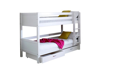 Nordic Bunkbed 2 With Flat White Gable Ends