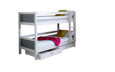 Nordic Bunkbed 2 With Grey Gable Ends