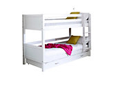 Nordic Bunkbed 3 With Flat White Gable Ends