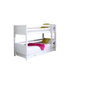 Nordic Bunkbed 3 With Flat White Gable Ends