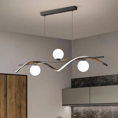 Nordic Home Decor Chandeliers Pendant Lights Glass Ball Black