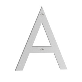 NORDIC - House Letter A. Matt Grey. Height 160 mm. Complete.