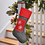 Nordic Style Snowflake Xmas Tree Decoration Christmas Gift Bag Christmas Stocking