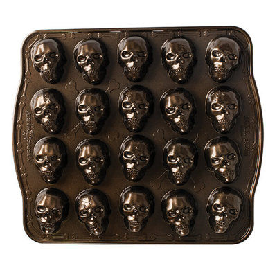 Nordic Ware Bronze Skull Bites Cakelet Pan