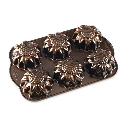 Nordic Ware Bronze Sunflower Cakelet Pan