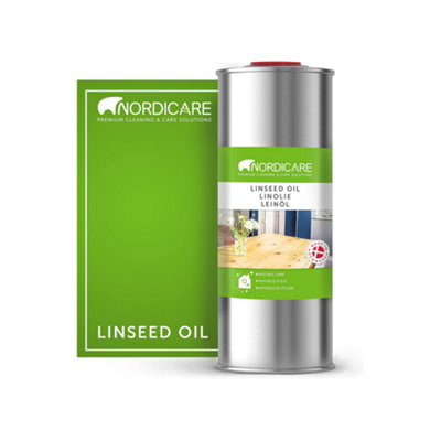 Nordicare 1L Linseed Oil 100% Pure Natural - Ideal for Polish, Restore ...